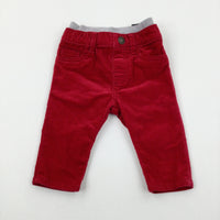 Red Cord Trousers - Boys 3-6 Months