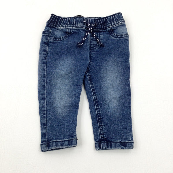 Mid Blue Denim Jeans - Boys 3-6 Months