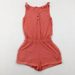 Orange Playsuit - Girls 9-10 Years