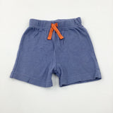 Light Blue Jersey Shorts - Boys 3-6 Months