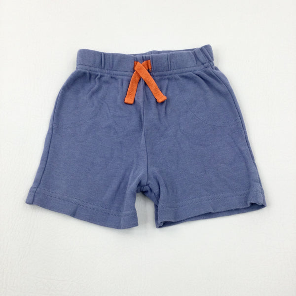 Light Blue Jersey Shorts - Boys 3-6 Months