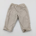 Beige Trousers - Boys 3-6 Months