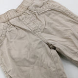 Beige Trousers - Boys 3-6 Months