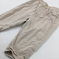 Beige Trousers - Boys 3-6 Months