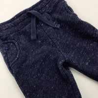 Mottled Navy Joggers - Boys 3-6 Months