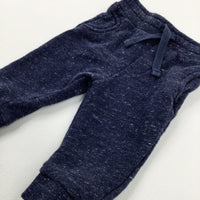 Mottled Navy Joggers - Boys 3-6 Months