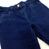 Blue Denim Jeans With Adjustable Waist - Girls 10-11 Years