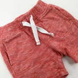 Red Jersey Shorts - Boys 6-9 Months