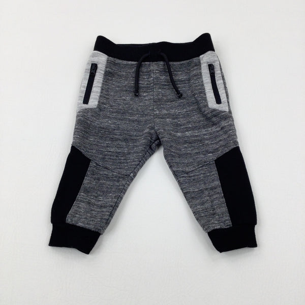 Charcoal Grey Joggers - Boys 6-9 Months