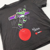 'Buzz Lightyear' Charcoal Grey T-Shirt - Boys 3-4 Years