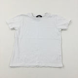 White Cotton T-Shirt - Boys 3-4 Years