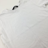 White Cotton T-Shirt - Boys 3-4 Years