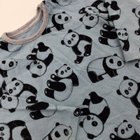 Pandas Blue Long Sleeve Top - Boys 9-12 Months