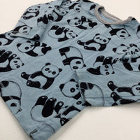 Pandas Blue Long Sleeve Top - Boys 9-12 Months