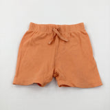 Orange Jersey Shorts - Boys 9-12 Months