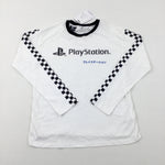 **NEW** 'Playstation' White Long Sleeve Top - Boys 11-12 Years