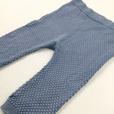 Blue Knitted Trousers - Boys 9-12 Months