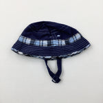 Navy Sun Hat - Boys 9-12 Months