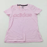 'Adidas Pink T-Shirt - Girls 11-12 Years