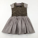 Sequinned Grey Party Dress - Girls 12-13 Years