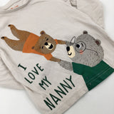 'I Love My Nanny' Bears Beige Long Sleeve Top - Boys 18-24 Months