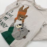 'I Love My Nanny' Bears Beige Long Sleeve Top - Boys 18-24 Months