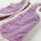 Pink Fluffy Gilet - Girls 5-6 Years