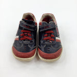 'Trainee Pilot' 8.5F Navy & Red Trainers - Boys - Shoe Size 8.5