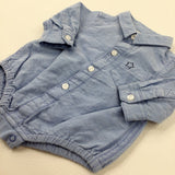 Light Blue Bodysuit - Boys Newborn