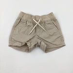 Light Tan Shorts - Boys 0-3 Months