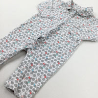 Bunnies Spotty Babygrow - Girls 0-3 Months