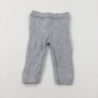 Grey Knitted Trousers - Boys 3-6 Months