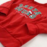 'Santa Squad' Red Sweatshirt - Boys 3-4 Years