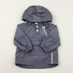 Light Blue Jacket With Hood - Boys 6-9 Months