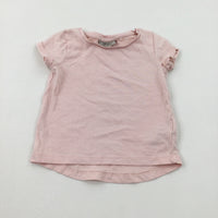 Pale Pink T-Shirt - Girls 6-9 Months