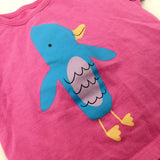 Bird Pink T-Shirt - Girls 6-9 Months