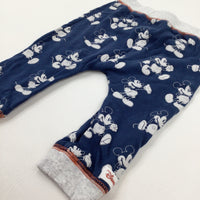 Mickey Mouse Navy Joggers - Boys 9-12 Months