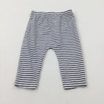 Navy Striped Jersey Trousers - Boys 9-12 Months