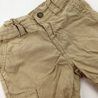 Tan Cargo Shorts - Boys 9-12 Months