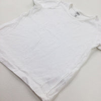 White T-Shirt - Boys 12-18 Months
