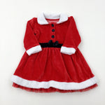 Mrs Claus Red Dress - Girls 9-12 Months