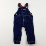 Dark Blue Denim Dungarees - Boys 12-18 Months