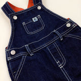 Dark Blue Denim Dungarees - Boys 12-18 Months