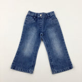 Light Blue Denim Jeans - Girls 12-18 Months