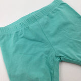 Green Jersey Shorts - Girls 12-18 Months