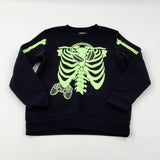 Gaming Skeleton' Black Sweatshirt - Boys 11-12 Years