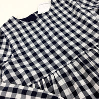 **NEW** Navy Checked Dress - Girls 10-11 Years