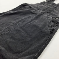 Black Denim Dungaree Dress - Girls 10-11 Years