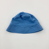 Light Blue Jersey Sun Hat - Boys Newborn