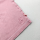 Bunny Motif Pink T-Shirt - Girls 3-6 Months